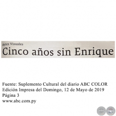 CINCO AOS SIN ENRIQUE - Domingo, 12 de Mayo de 2019